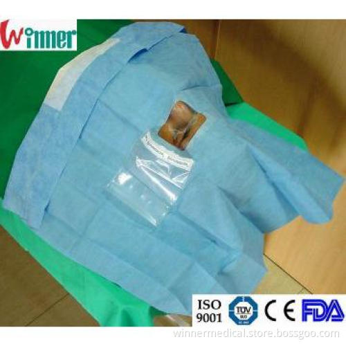disposable Ophthalmic Drape with Pouch